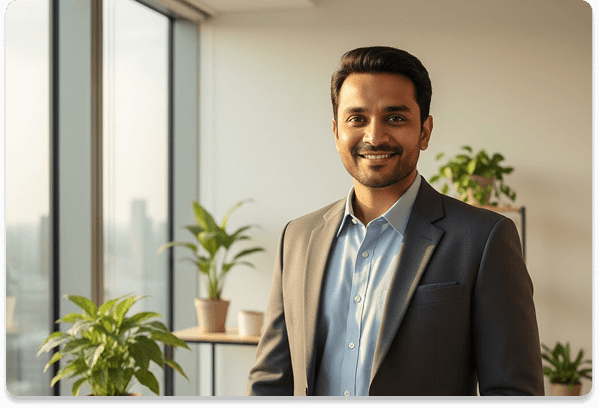 Professional smiling